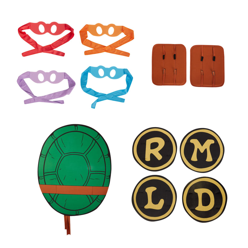 TMNT Adult Accessory Kit | Ninja Turtle Shell Mask Belt Set
