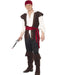 Brown Pirate Costume | Men’s Pirate Set with Headscarf & Bootcovers