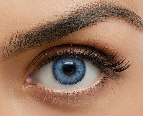 Sunflower Deep Blue 1 Year Contact Lenses - Buy Online Only