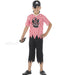 Jolly Pirate Boy Costume | Kids Red & White Outfit | Book Week 1980s