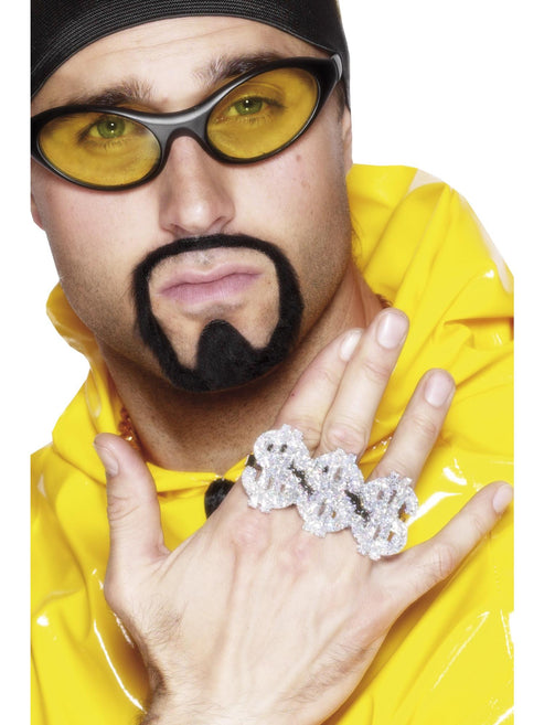 Silver 3 in 1 Rapper Ring
