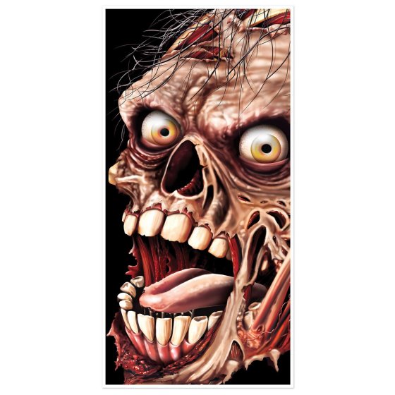 Zombie Door Cover | Scary 76cm Halloween Haunted House Decoration