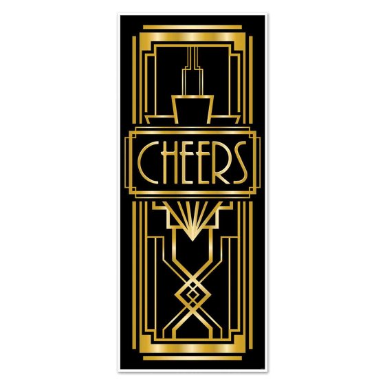 Great 20's Cheers Door Cover - Buy Online Only