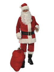 Father Christmas Velvet Costume Set | The Costume Company