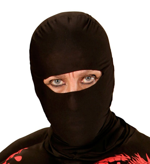 Black Ninja Mask – Adult Size Stealth Hood for Costume or Cosplay