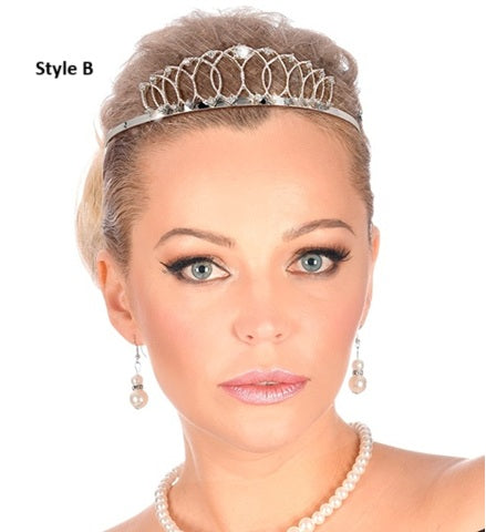 Strass Diadem Medieval Tiara