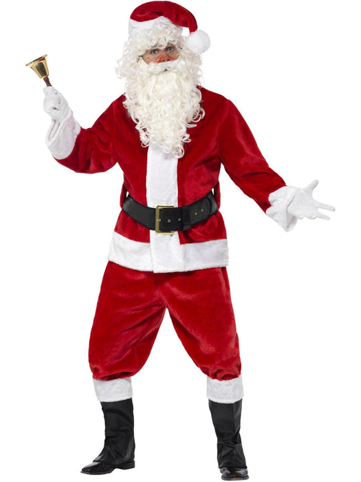 Deluxe Santa Costume with Hat - Buy Online Only