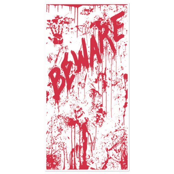Bloody Splatters Beware Door - Buy Online Only
