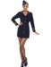 Navy Flight Attendant Costume | Air Hostess Uniform Dress