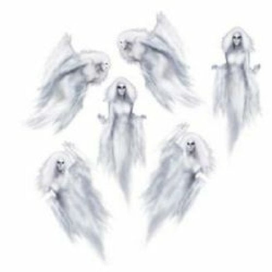 Ethereal Ghost Cutout Props | Halloween Wall Decorations 83–93cm