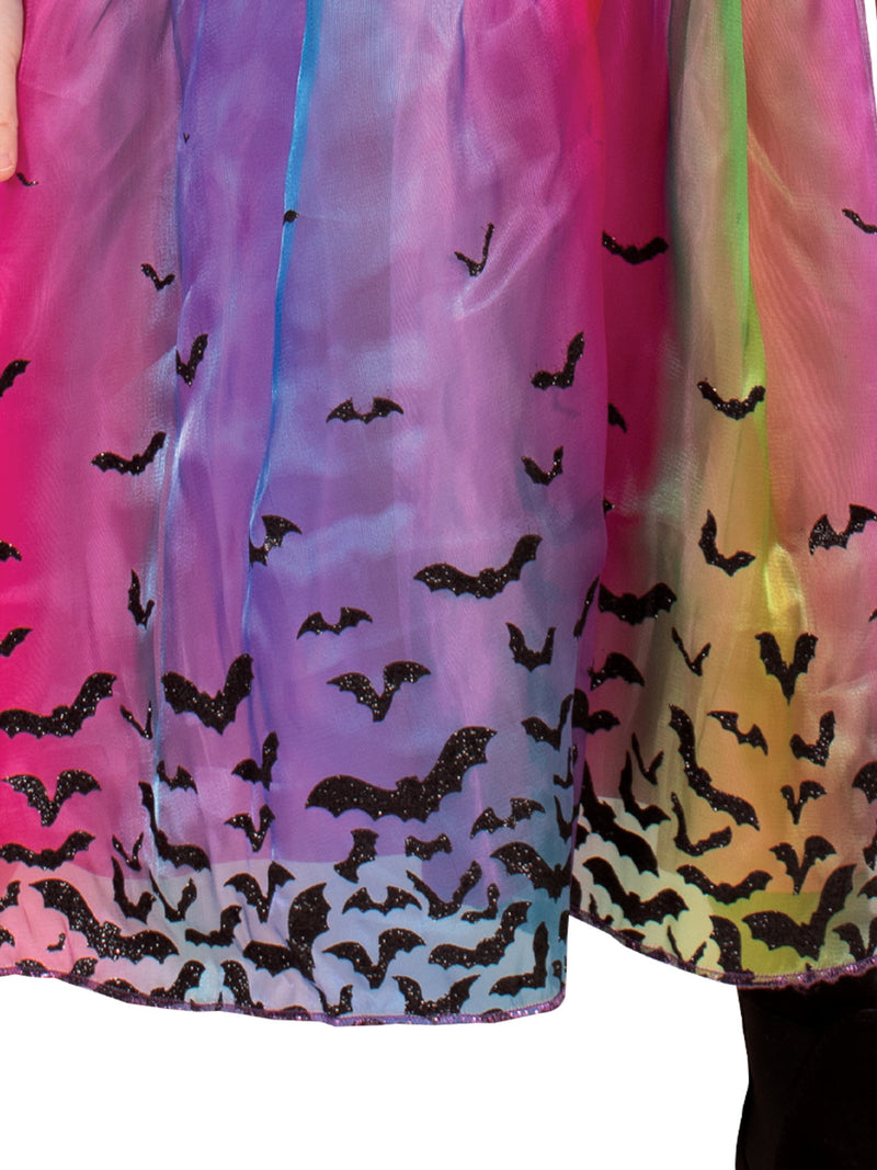 Rainbow Colour Magic Cutest Witch Deluxe Child Costume 
