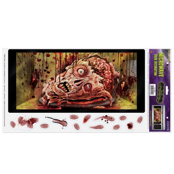 Halloween Microwave Door Decoration - Buy Online Only