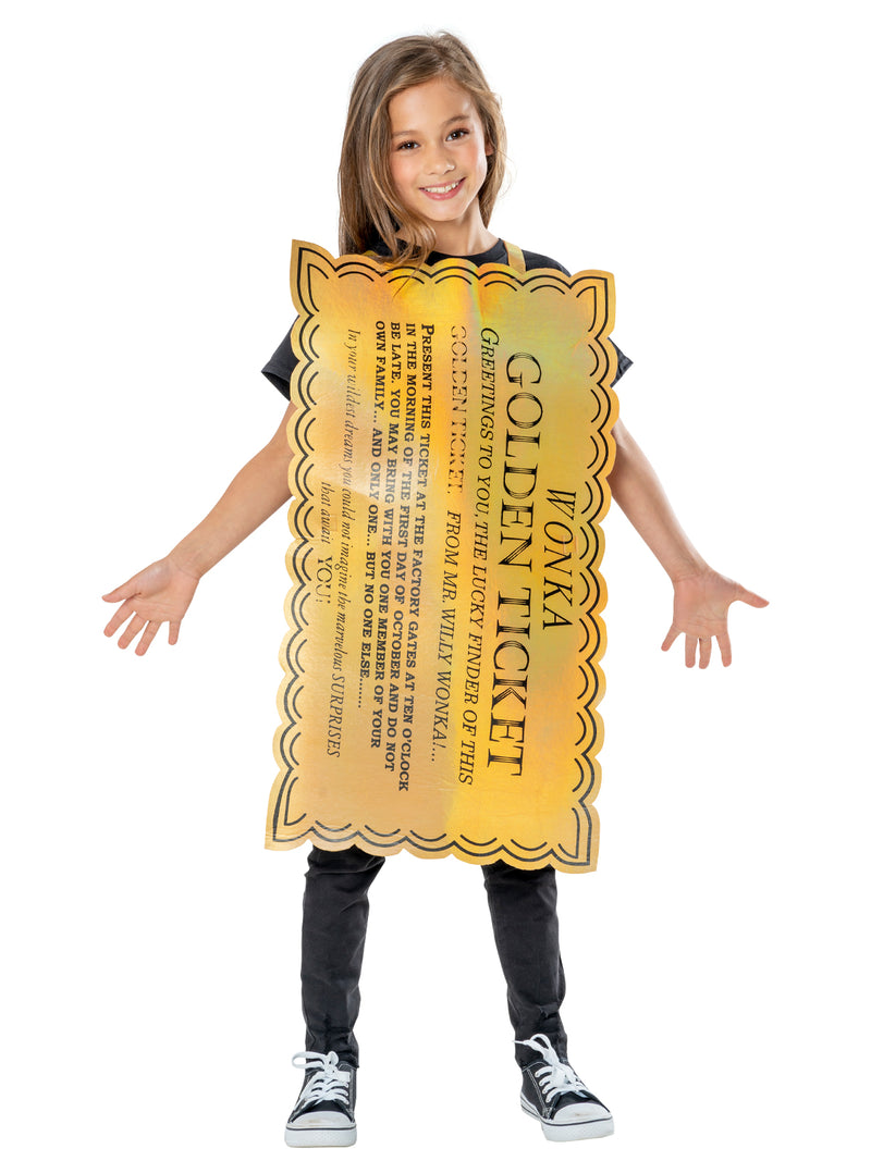 Golden Ticket Costume | Perfect Book Week Costume for Kids