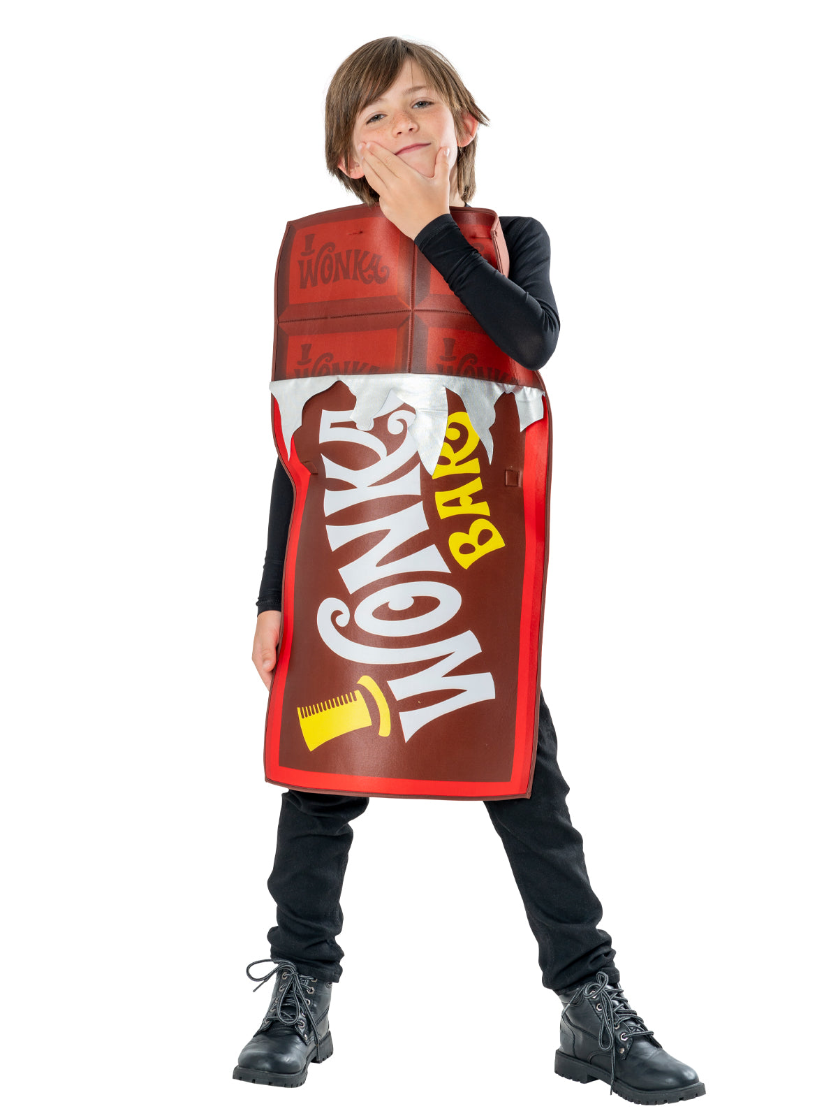 Willy Wonka Chocolate Bar Costume Perfect Book Week Costume for Kids