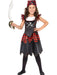 Pirate Skull & Crossbones Girl Costume | Black Dress Set