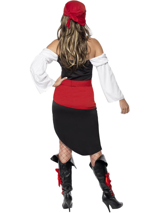 Sassy Pirate Wench Costume with Skirt - Buy Online Only