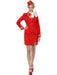 Red Flight Attendant Costume