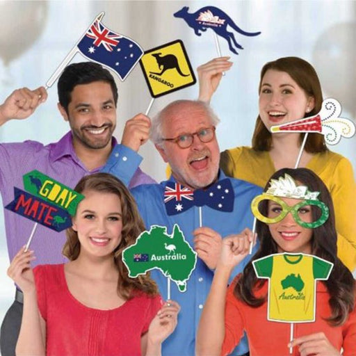 Australia Photo Props Kit | Fun Aussie Cardboard Cutouts