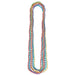 Rainbow Metallic Bead Necklace – 76cm, Plastic (Adult Use)