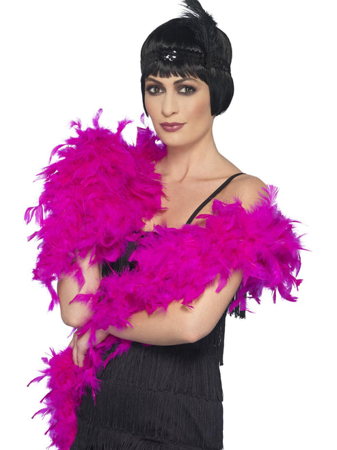 Deluxe Fuschia Boa 180cm