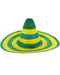 Australia Sombrero Hat | Green & Gold Straw Aussie Costume Hat