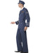 WW2 Air Force Captain Costume | Blue Pilot Uniform Set | 1940s Fancy Dress