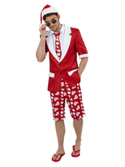 Aussie Summer Santa with Shorts and Short Sleeve Top 