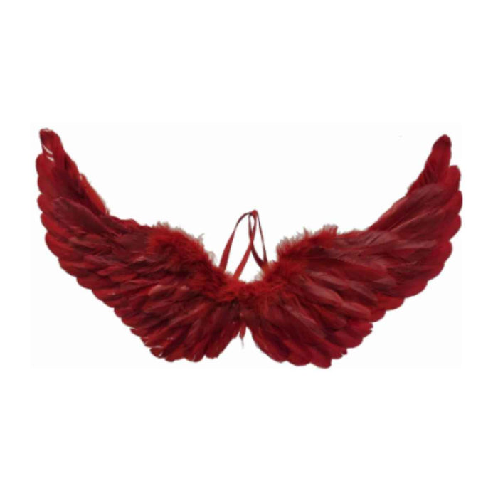 Red Feather Devil Wings Up