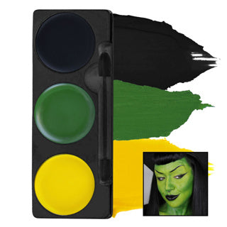 Tri-Colour Makeup Palettes | Clown, Vampire, Skeleton, Witch & More