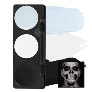Tri-Colour Makeup Palettes | Clown, Vampire, Skeleton, Witch & More