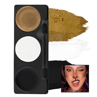 Tri-Colour Makeup Palettes | Clown, Vampire, Skeleton, Witch & More