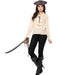 Ivory Pirate Shirt | Men’s Lace-Up Top for Costumes & Parties