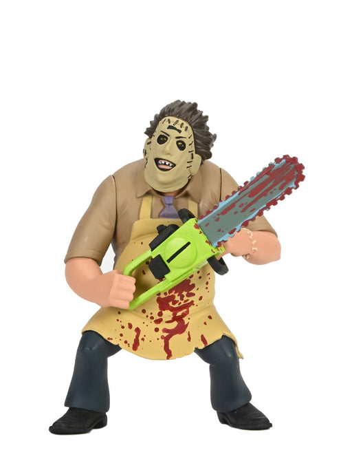 BUY NOW - TEXAS CHAINSAW MASSACRE - TOONY TERRORS 50TH ANNIV. LEATHERFACE (BLOODY) - 6" SCALE ACTION FIGURE | NECA ONLINE