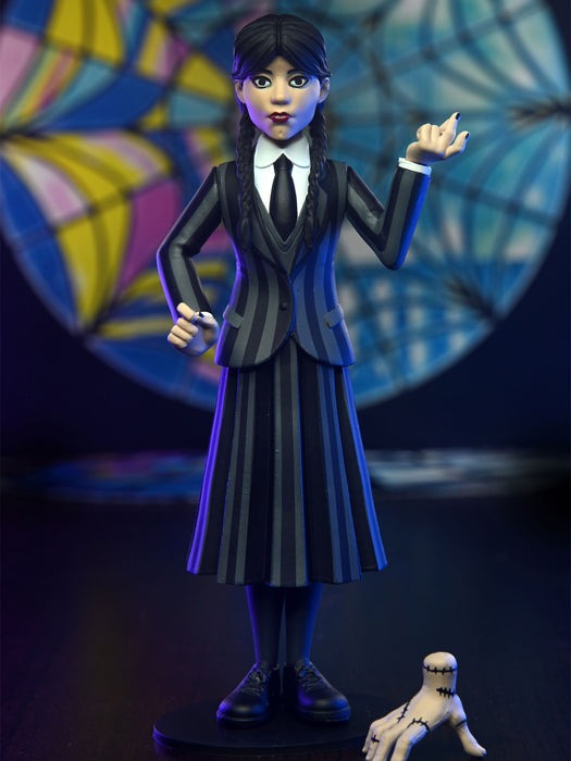 WEDNESDAY ADDAMS NEVERMORE UNIFORM - TOONY TERRORS 6" ACTION FIGURE