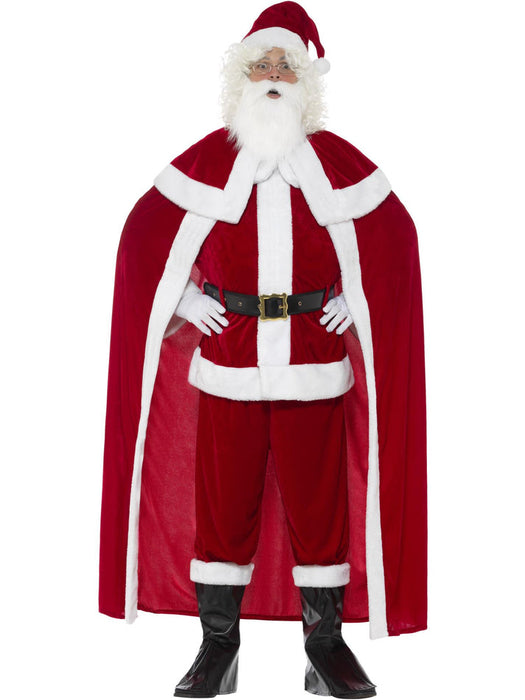 Deluxe Santa Claus Costume with Cape - Buy Online Only