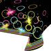 Glow Party Tablecover Plastic 137cm x 259cm Neon Party Decoration