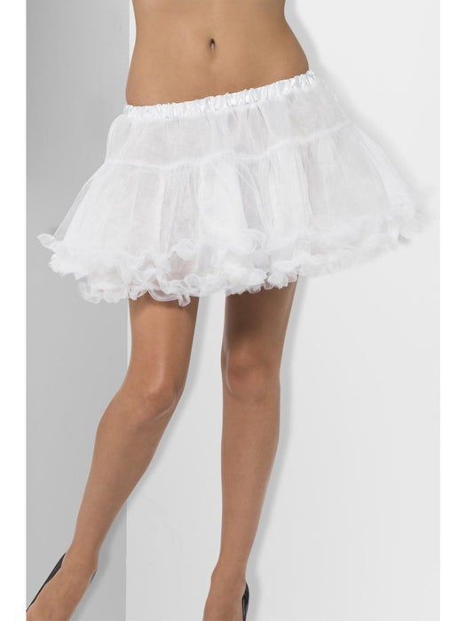 White Petticoat with Satin Band | Costume Underskirt