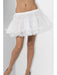 White Petticoat with Satin Band | Costume Underskirt