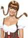 Bavarian Babe Wig | Oktoberfest Braided Wig | Brown Pigtail Wig