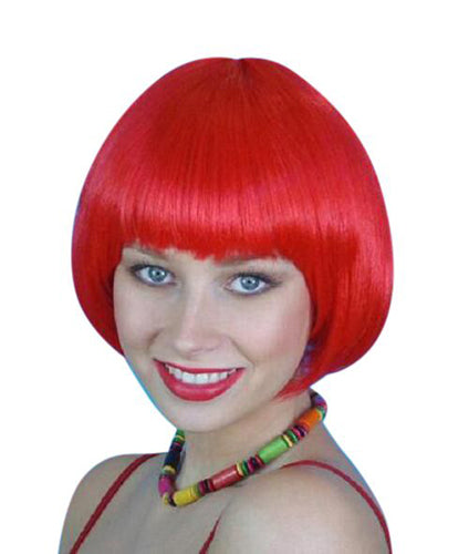 Deluxe Red Bob Wig