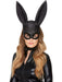 Black Bunny Mask & Collar Kit | Sleek Costume Accessory Set
