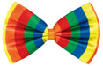 Rainbow Bowtie – 8x15cm | Polyester | Adult Novelty Accessory