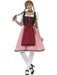 Bavarian Tavern Maid Costume | Red & Black Oktoberfest Dress
