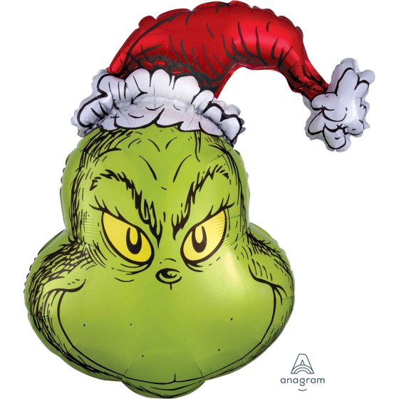 Supershape How The Grinch Stole Christmas Foil Balloon - Buy Online Only