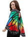 Monarch Butterfly Wings | Rainbow Fabric Costume Accessory for Adults