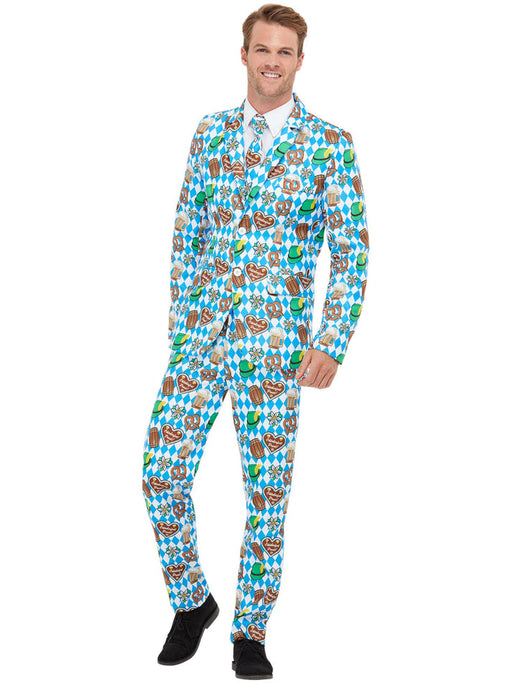 Beer Festival Suit | Oktoberfest Costume | Blue Bavarian Party Suit