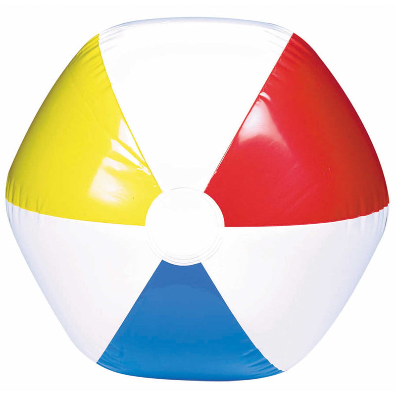 Inflatable Beach Ball Primary Colours â€“ Summer Pool & Beach Toy