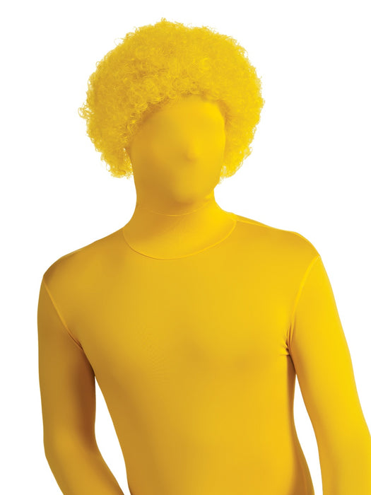 Yellow Afro Wig for Kids | Sports Costume Wig | Second Skin Wig