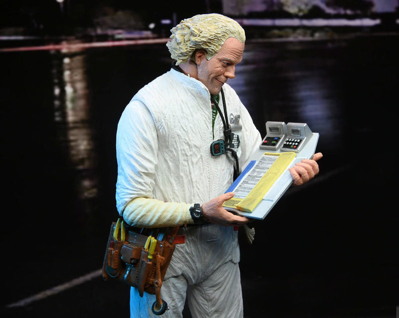 Ultimate Doc Brown 7″ Figure – Hazmat Suit Edition by NECA