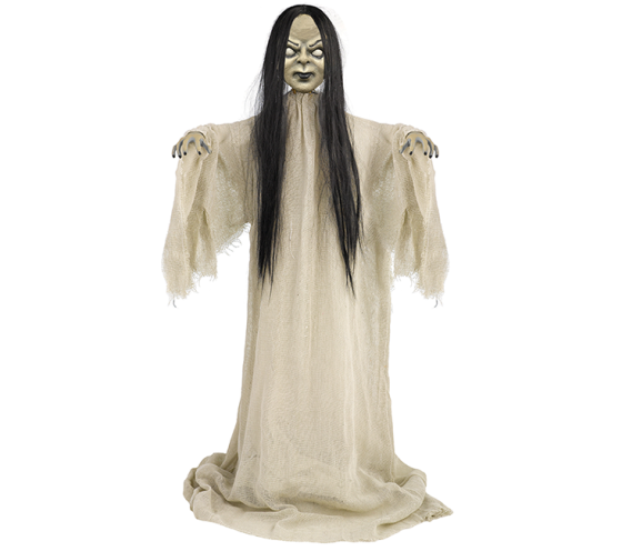 Standing Creepy Girl Prop | 91cm Halloween Decoration | Scary Decor